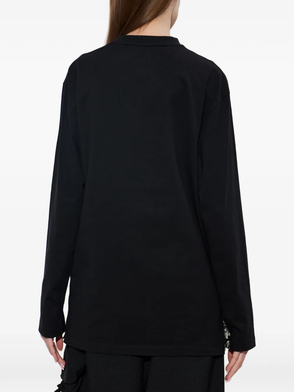 Y-3 T-shirt met grafische print Zwart