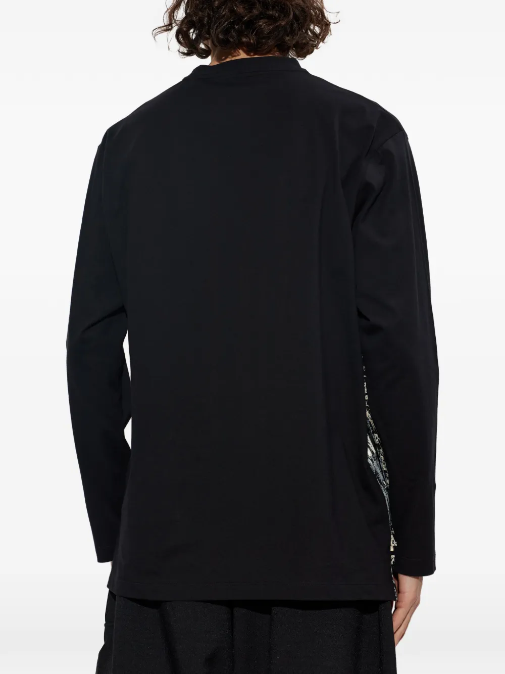 Y-3 T-shirt met grafische print Zwart