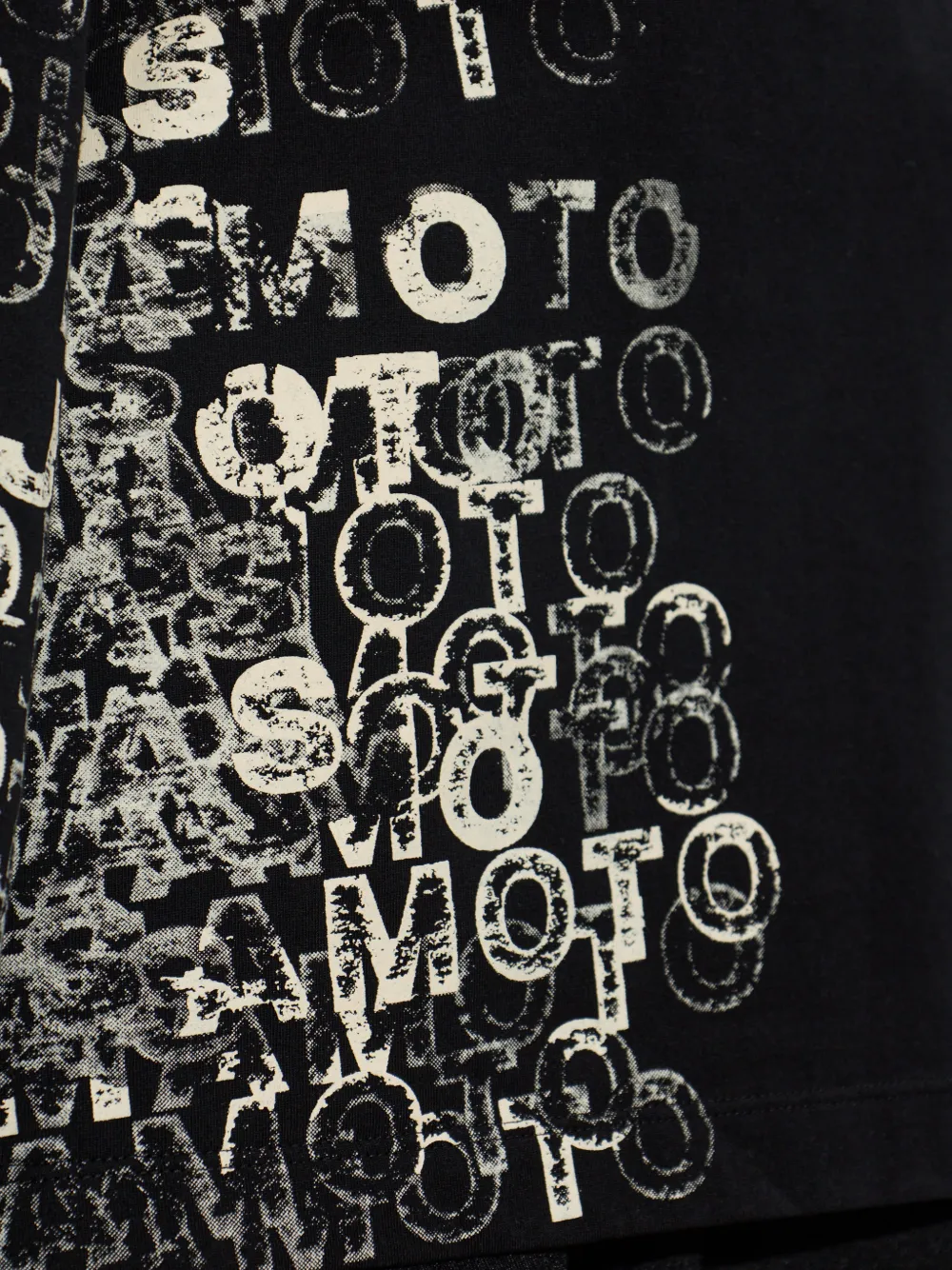 Y-3 T-shirt met grafische print Zwart