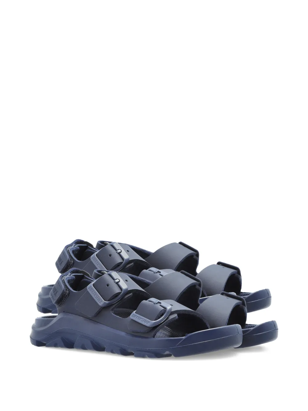 Birkenstock Kids buckle-strap sandals - Blu