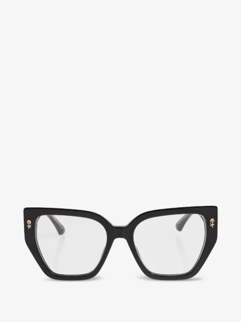 ETRO floral-embellishment cat-eye glasses