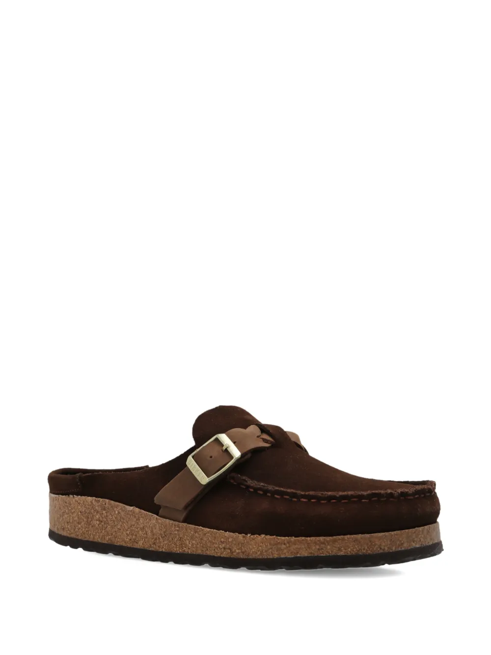 Birkenstock Buckley platte muiltjes Bruin