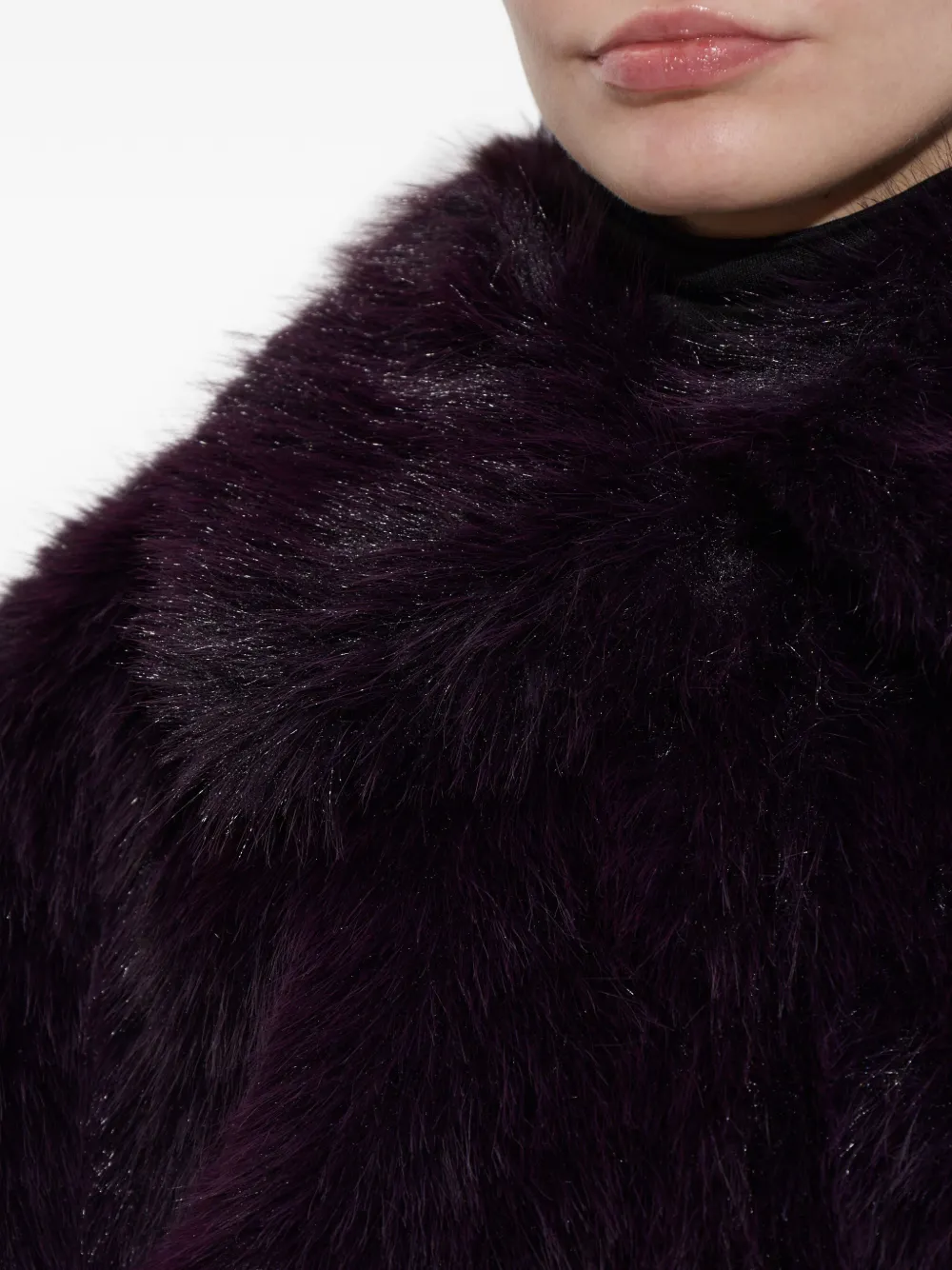faux-fur collar jacket