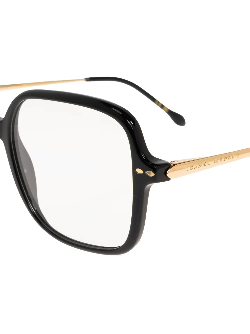 Isabel Marant Eyewear Bril met geometrisch montuur Zwart