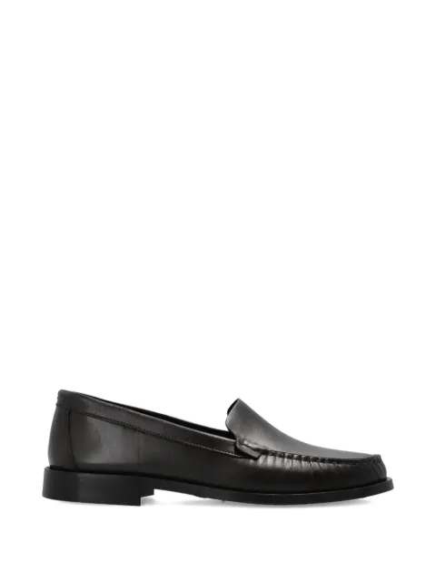 Aeyde Arthur topstitched leather loafers 