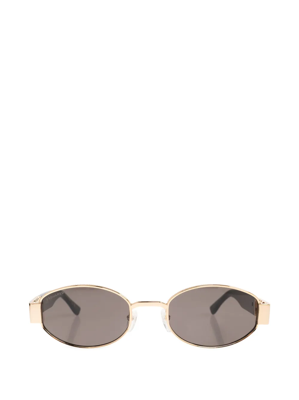 DSQUARED2 EYEWEAR logo oval-frame sunglasses - Oro