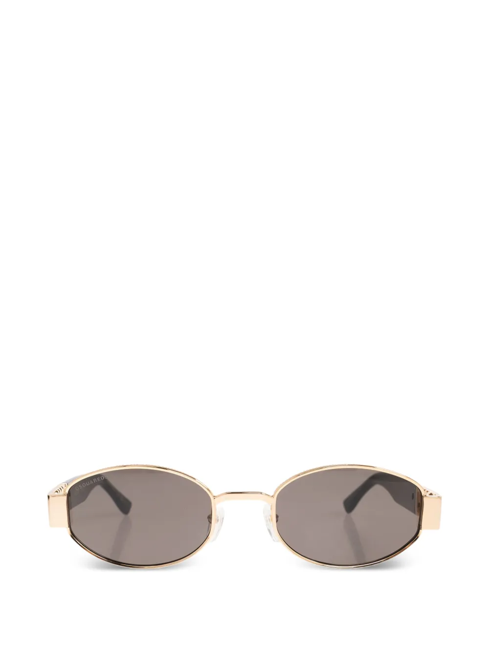 DSQUARED2 EYEWEAR logo oval-frame sunglasses - Oro