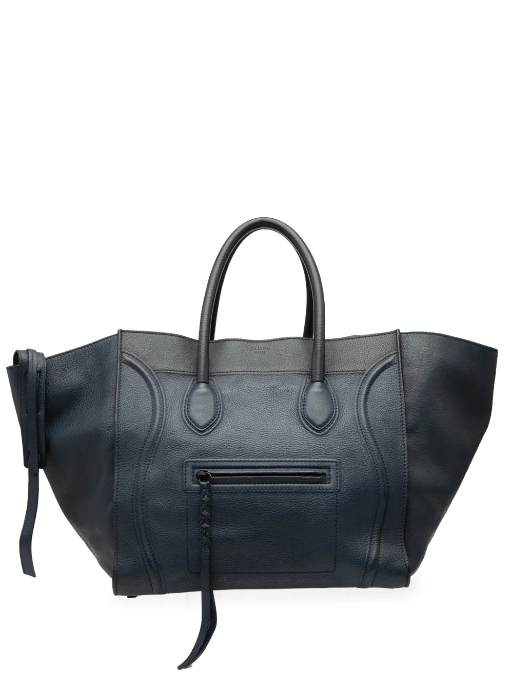 Celine Pre-Owned 2010 Large Grained Calfskin Phantom Luggage tote bag - Blu