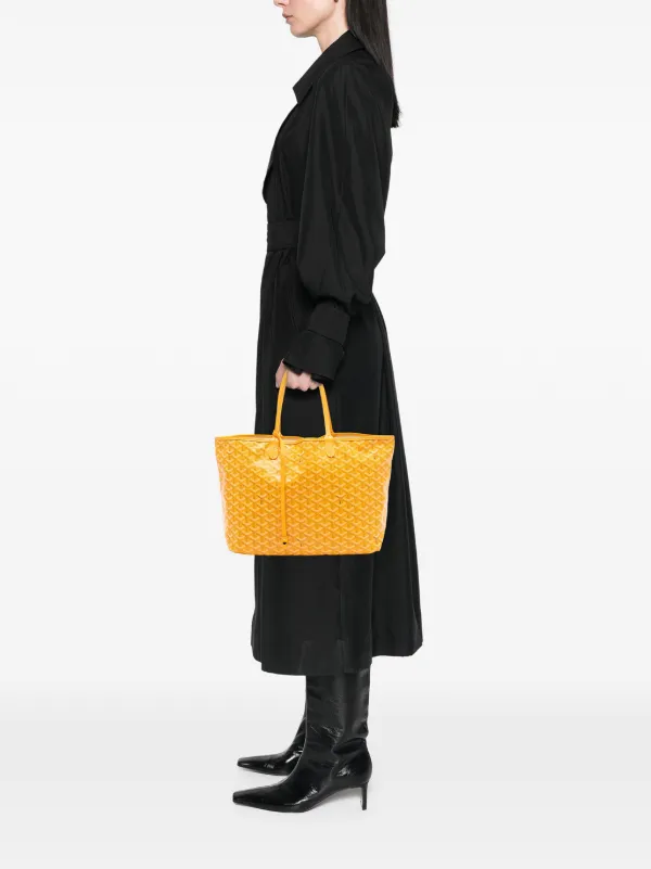 Goyard Pre-Owned 2019 Goyardine Saint Louis PM Tote Bag | Orange