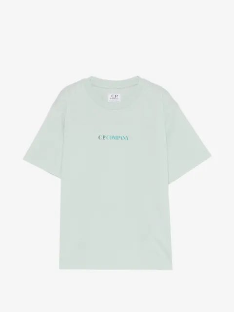 C.P. Company Kids playera con logo estampado