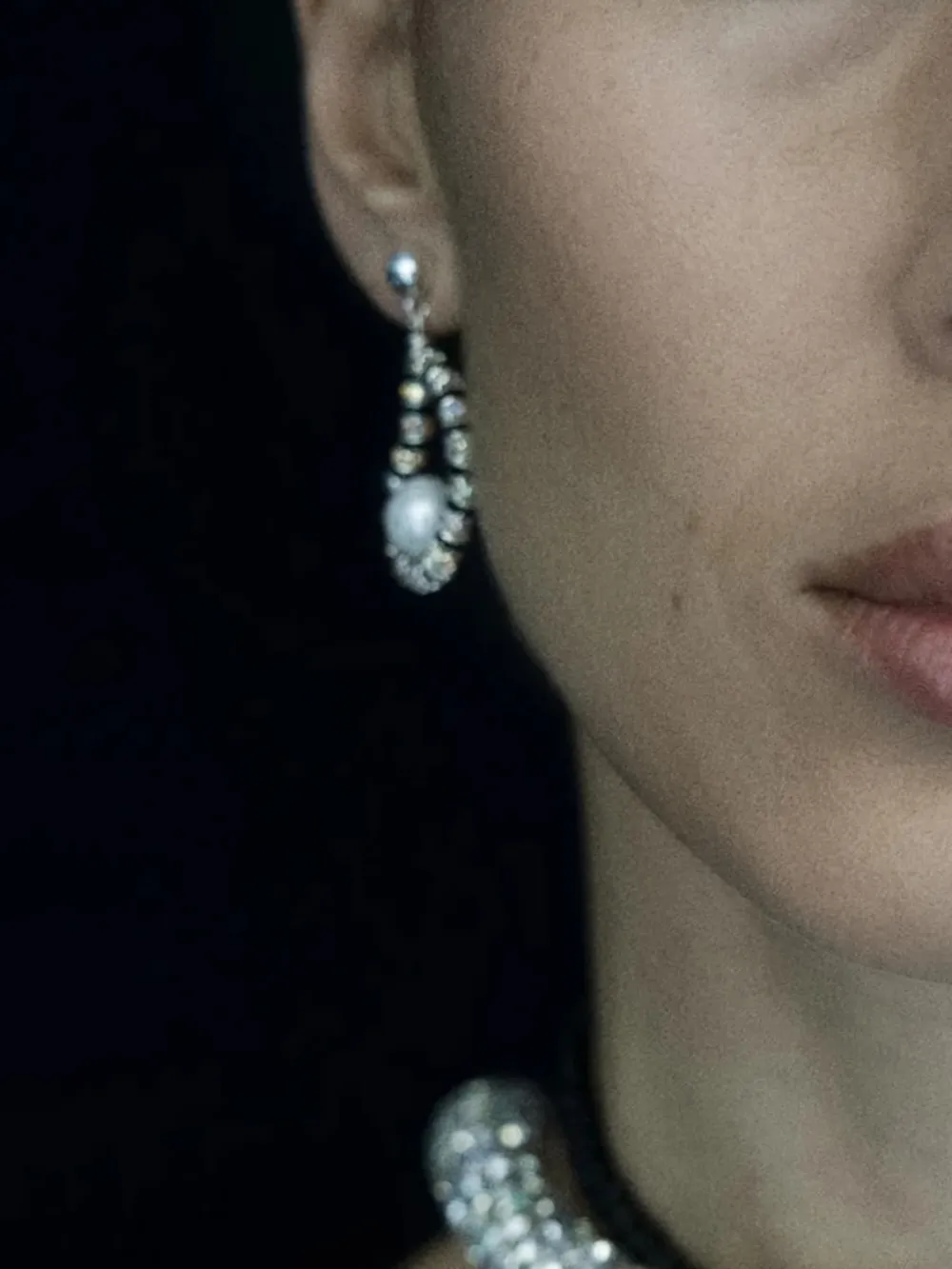 Pearl Octopuss. Y Oorbellen verfraaid met parels - Zilver