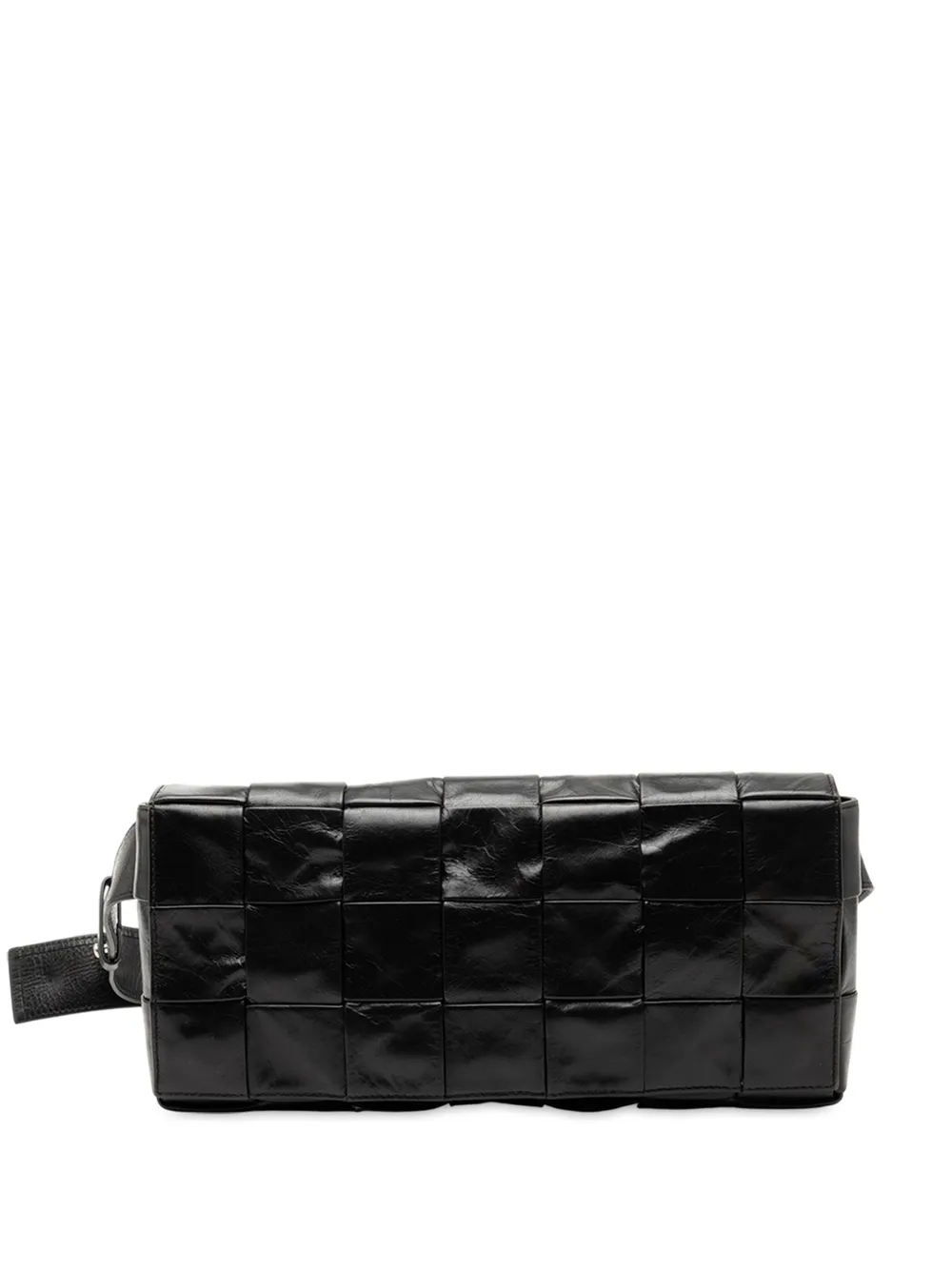 Bottega Veneta Pre-Owned 2012-2025 Stretch Paper Calfskin Intrecciato Cassette belt bag - Nero