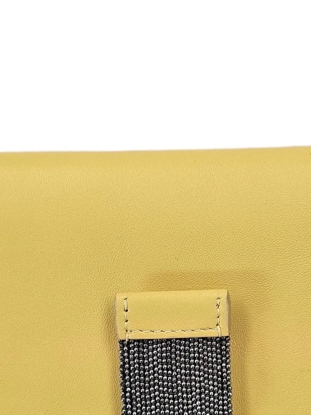 Fabiana Filippi embelished-strap wallet - Geel