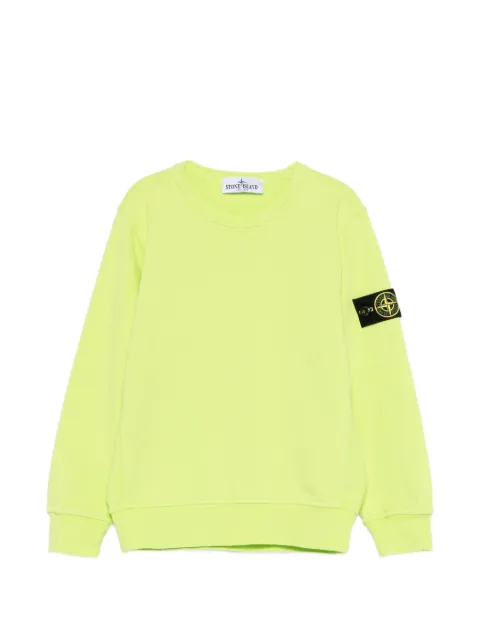 Stone Island Junior Sweatshirt mit Logo-Patch
