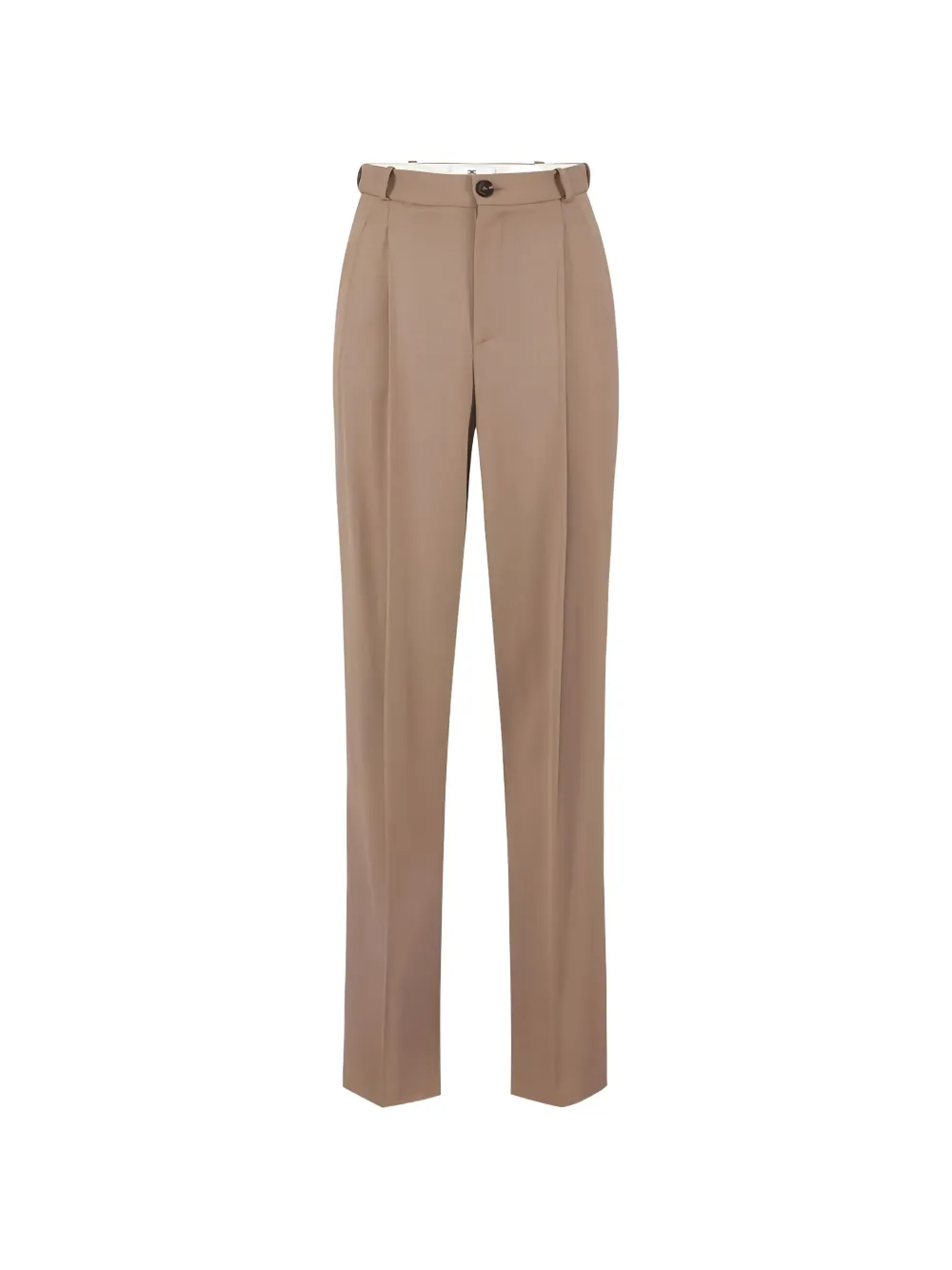 Elisabetta Franchi button-fastening trousers - Toni neutri