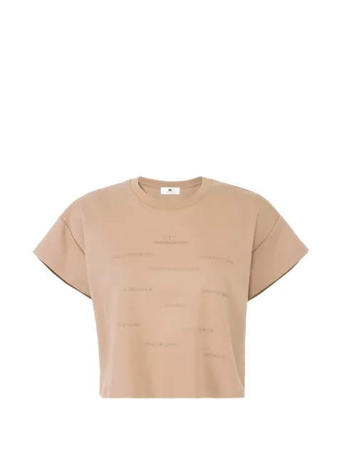Elisabetta Franchi lettering-patch T-shirt