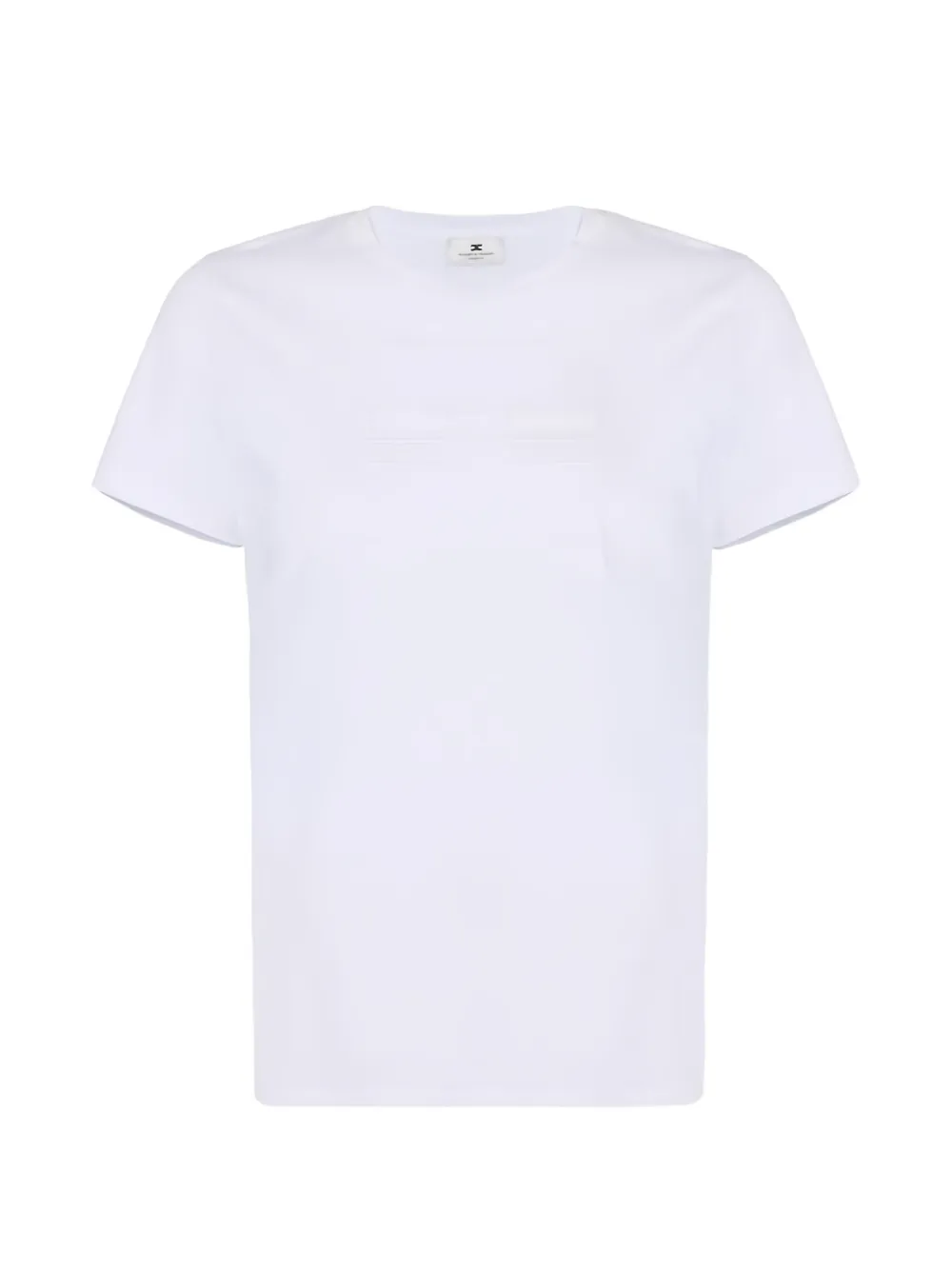 Elisabetta Franchi embroidered-logo T-shirt - Bianco