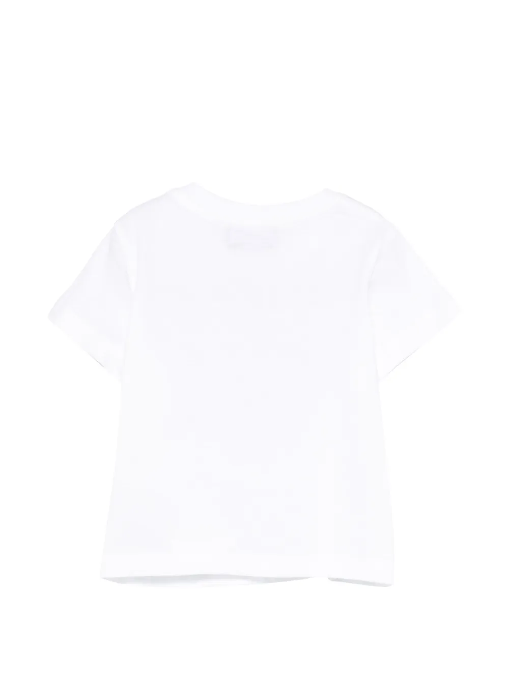 Moschino Kids T-shirt met logo Wit