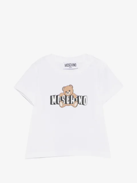 Moschino Kids bear-detail T-shirt