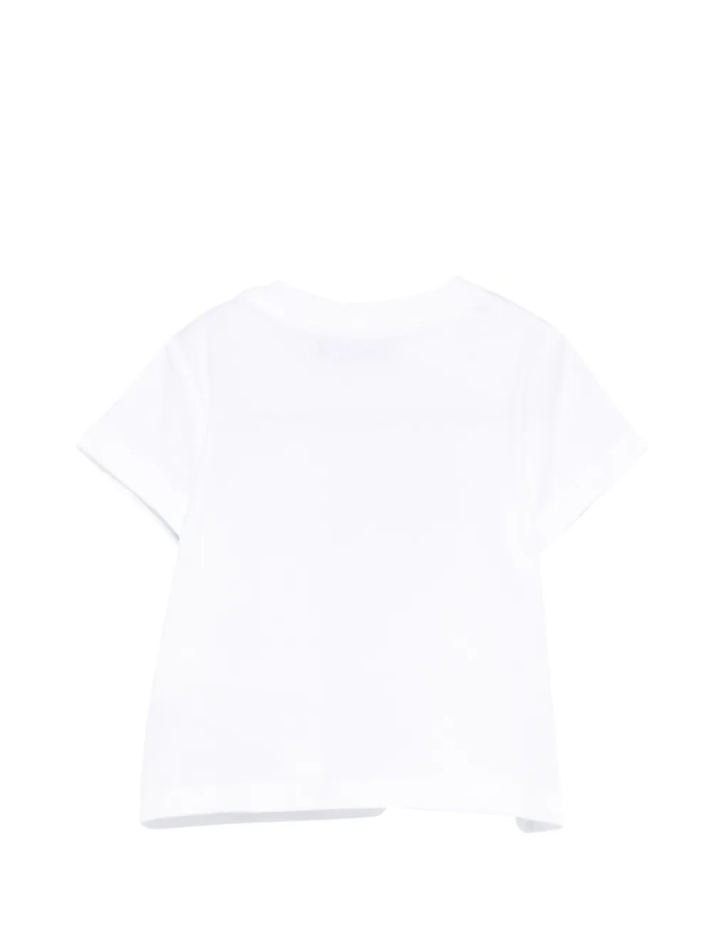 Moschino Kids T-shirt met beerdetail Wit