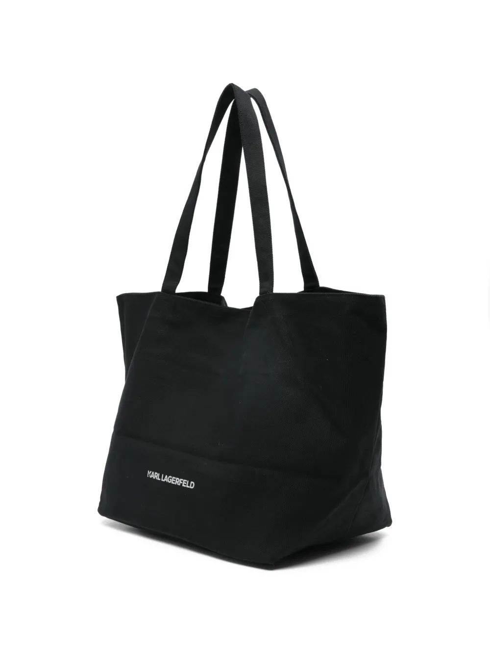 logo-embellished tote bag