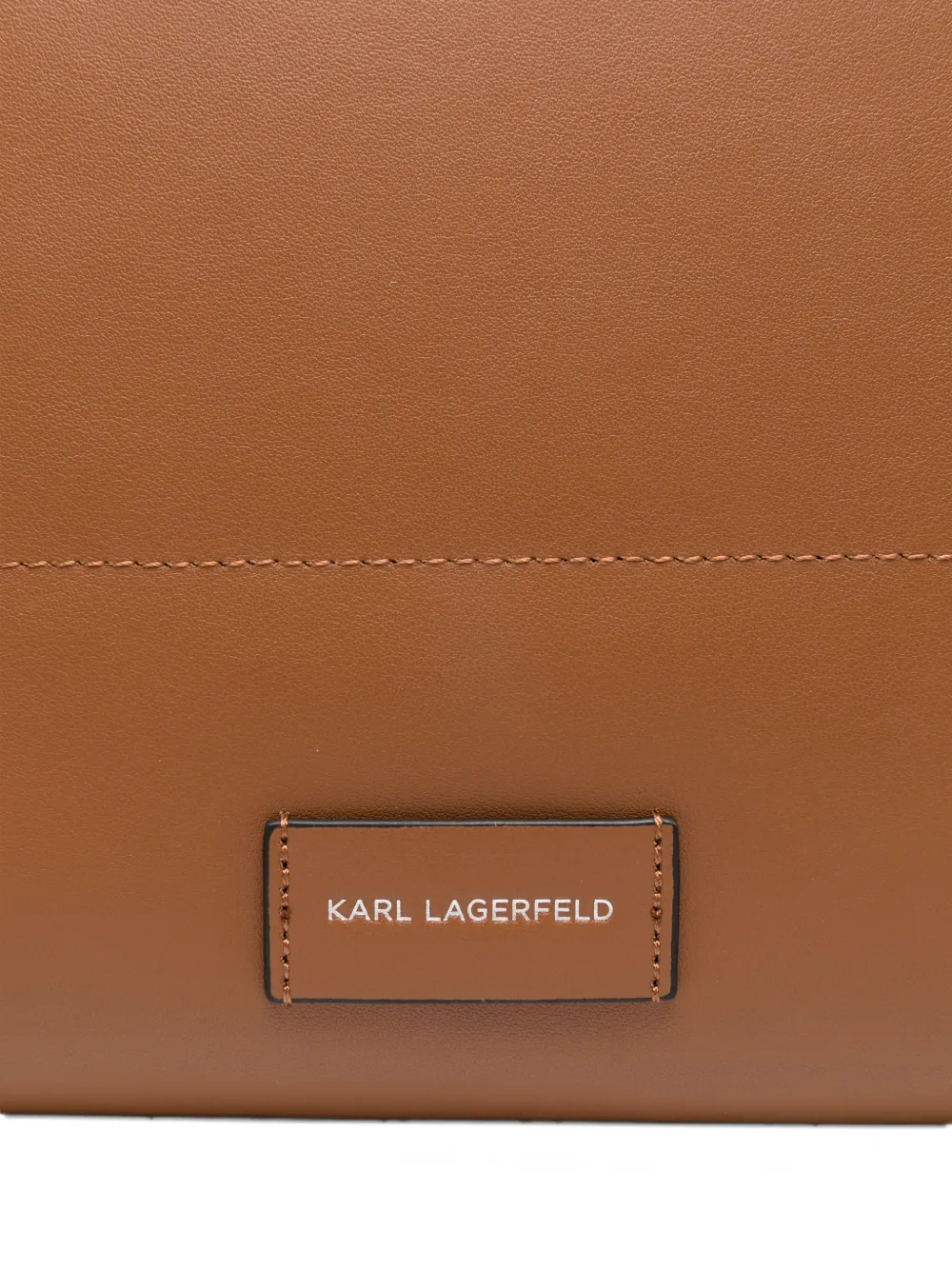 Karl Lagerfeld Shopper met franje Bruin