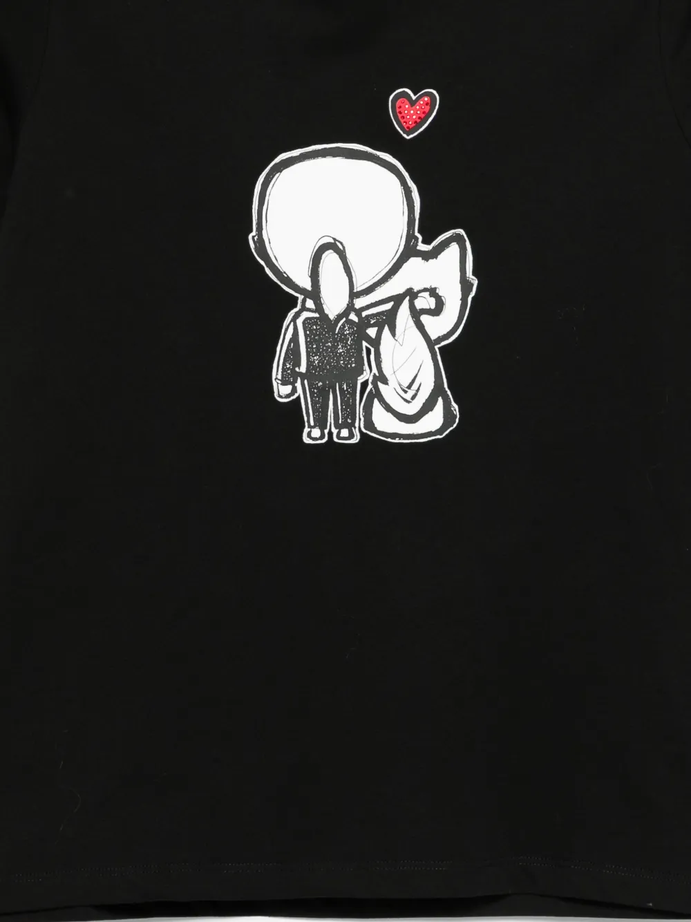 Karl Lagerfeld T-shirt met print Zwart