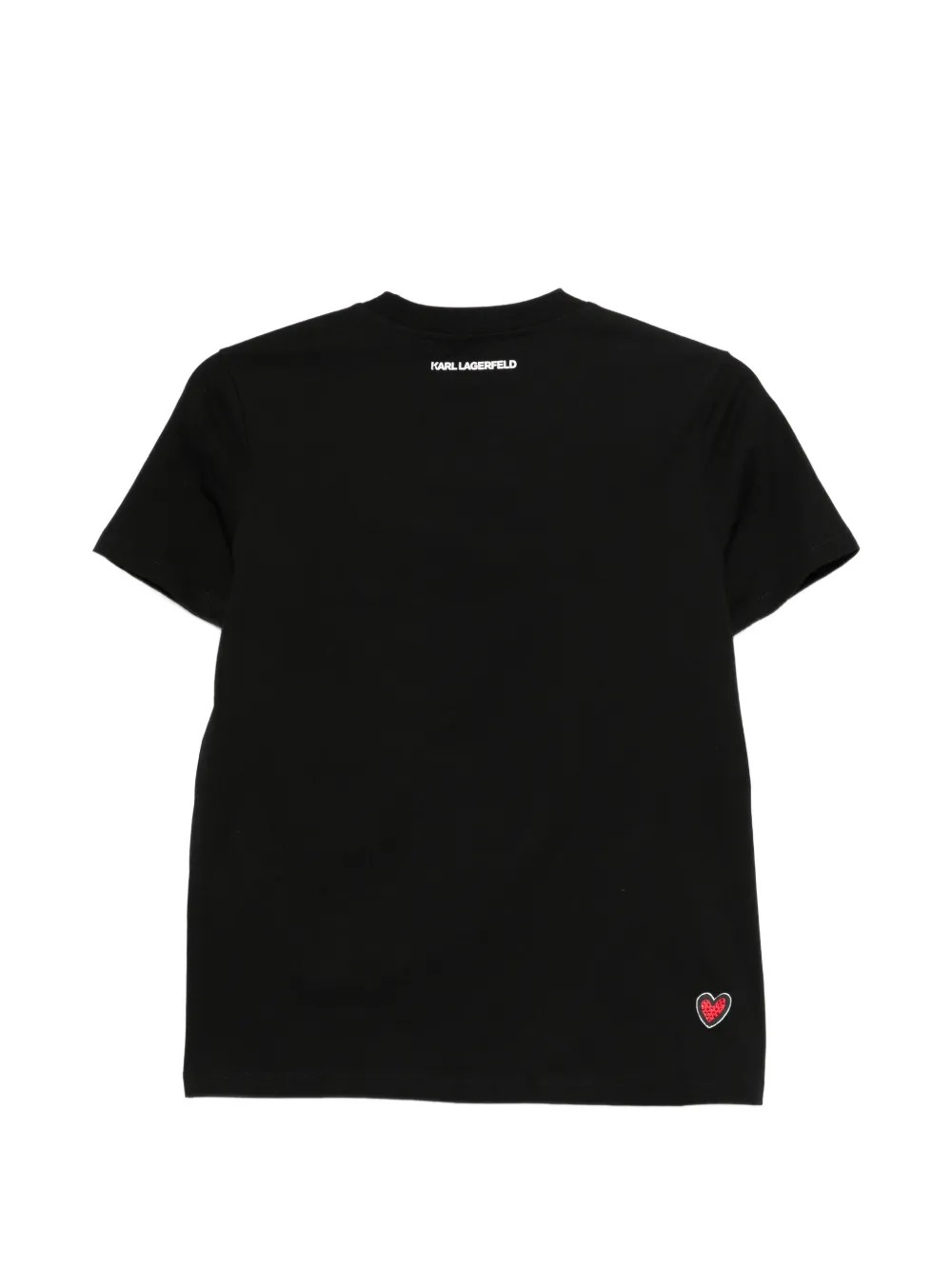 Karl Lagerfeld T-shirt met print Zwart