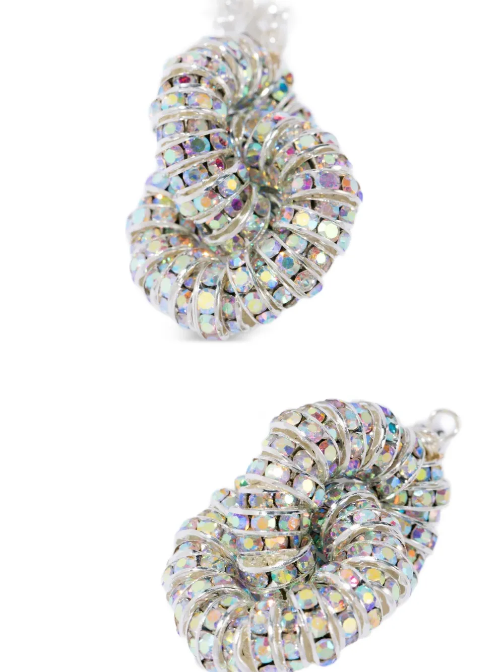  Pearl Octopuss. Y Embellished Earrings - Silver 