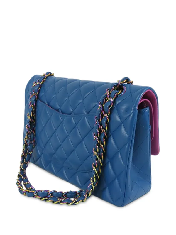CHANEL Pre-Owned 2020 ミディアム クラシック ラムスキン レインボー