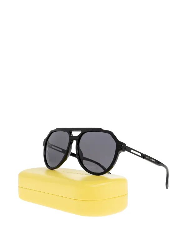 Marc Jacobs Eyewear ブローライン サングラス | ブラック | FARFETCH JP