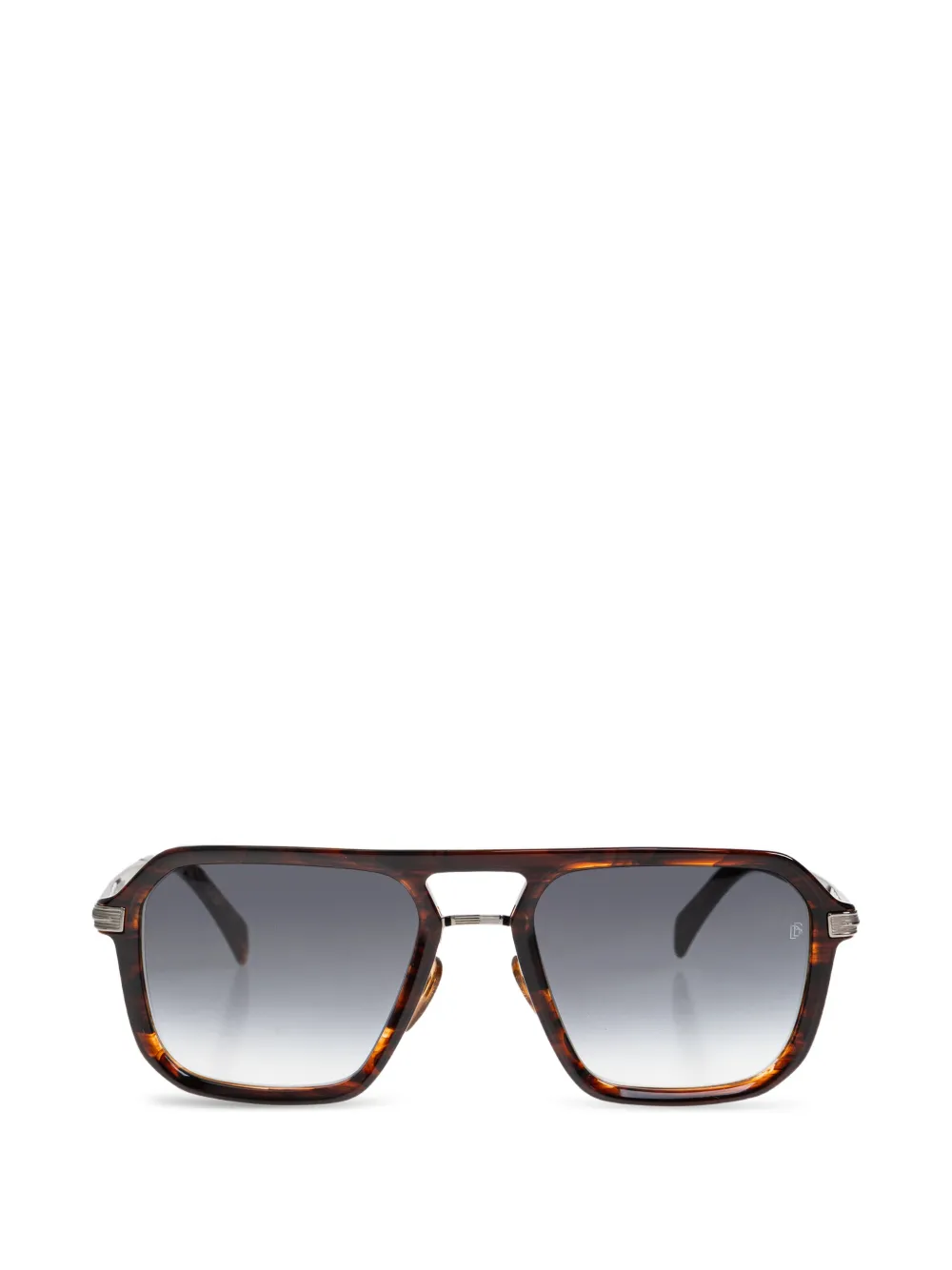 Eyewear by David Beckham pilot-frame sunglasses - Marrone