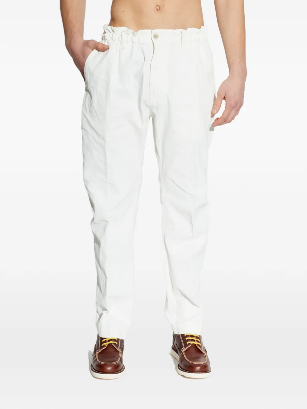 DSQUARED2 Pantalon met elastische tailleband Wit
