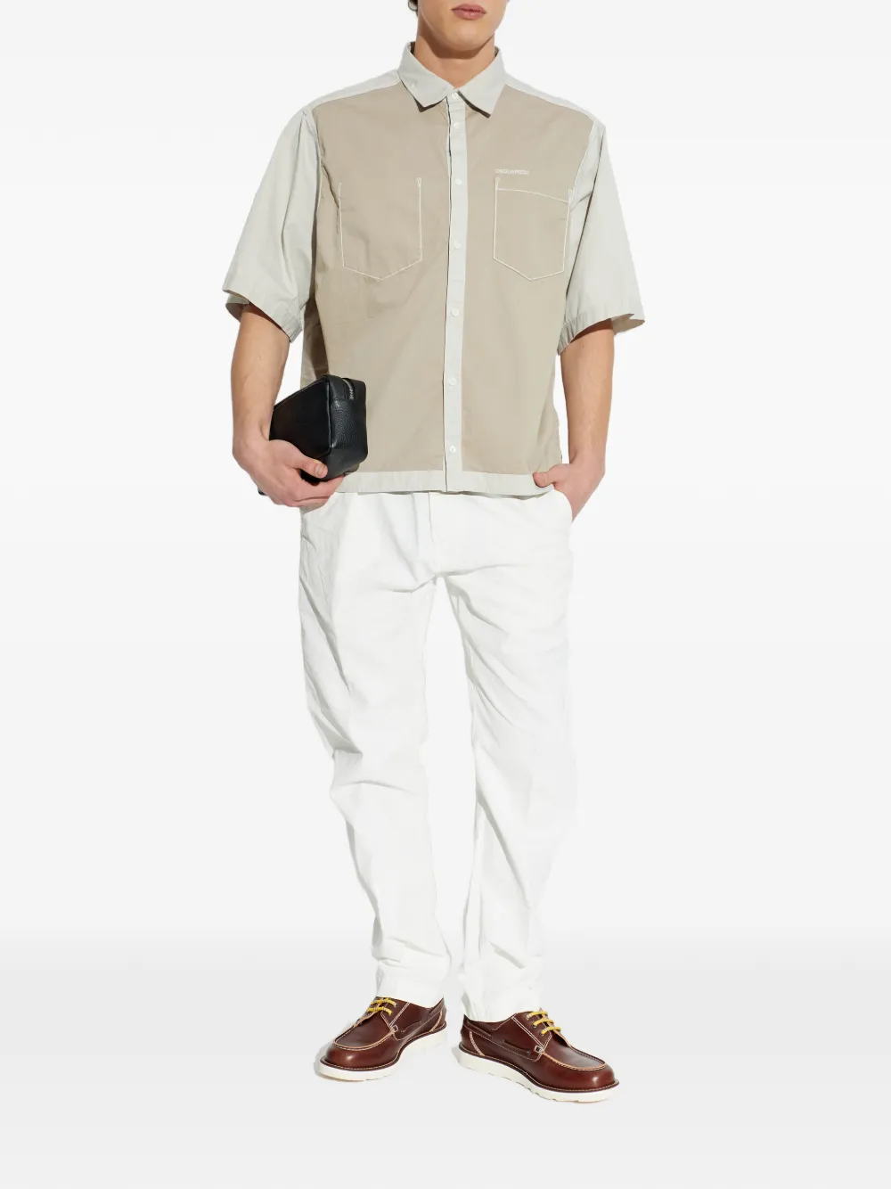 DSQUARED2 밴딩 웨이스트 테이퍼드 팬츠 | 테이퍼드 팬츠 | Image 2