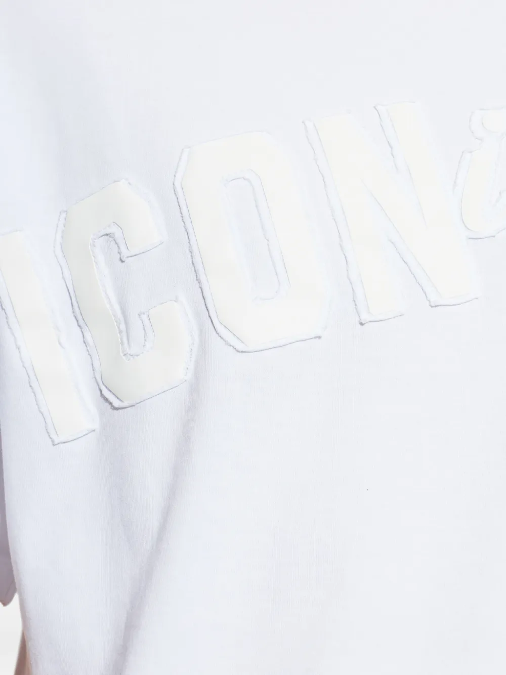 DSQUARED2 T-shirt met logo-applicatie Wit