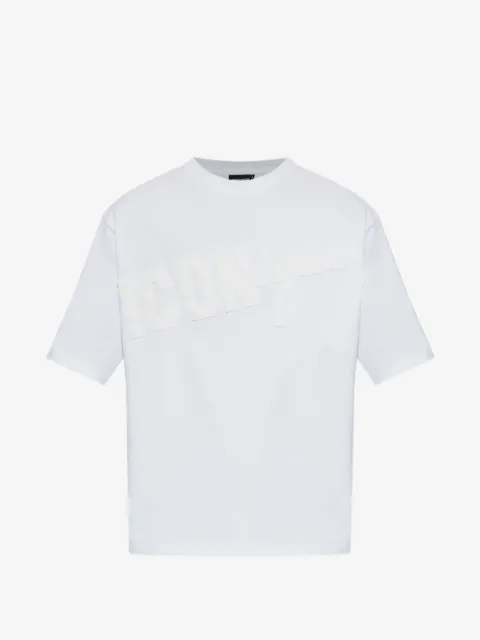 DSQUARED2 logo贴花T恤