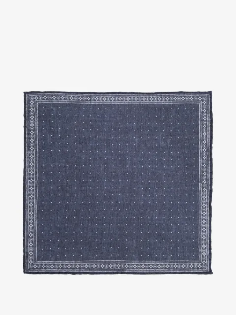 Eleventy carré de poche à motif à pois