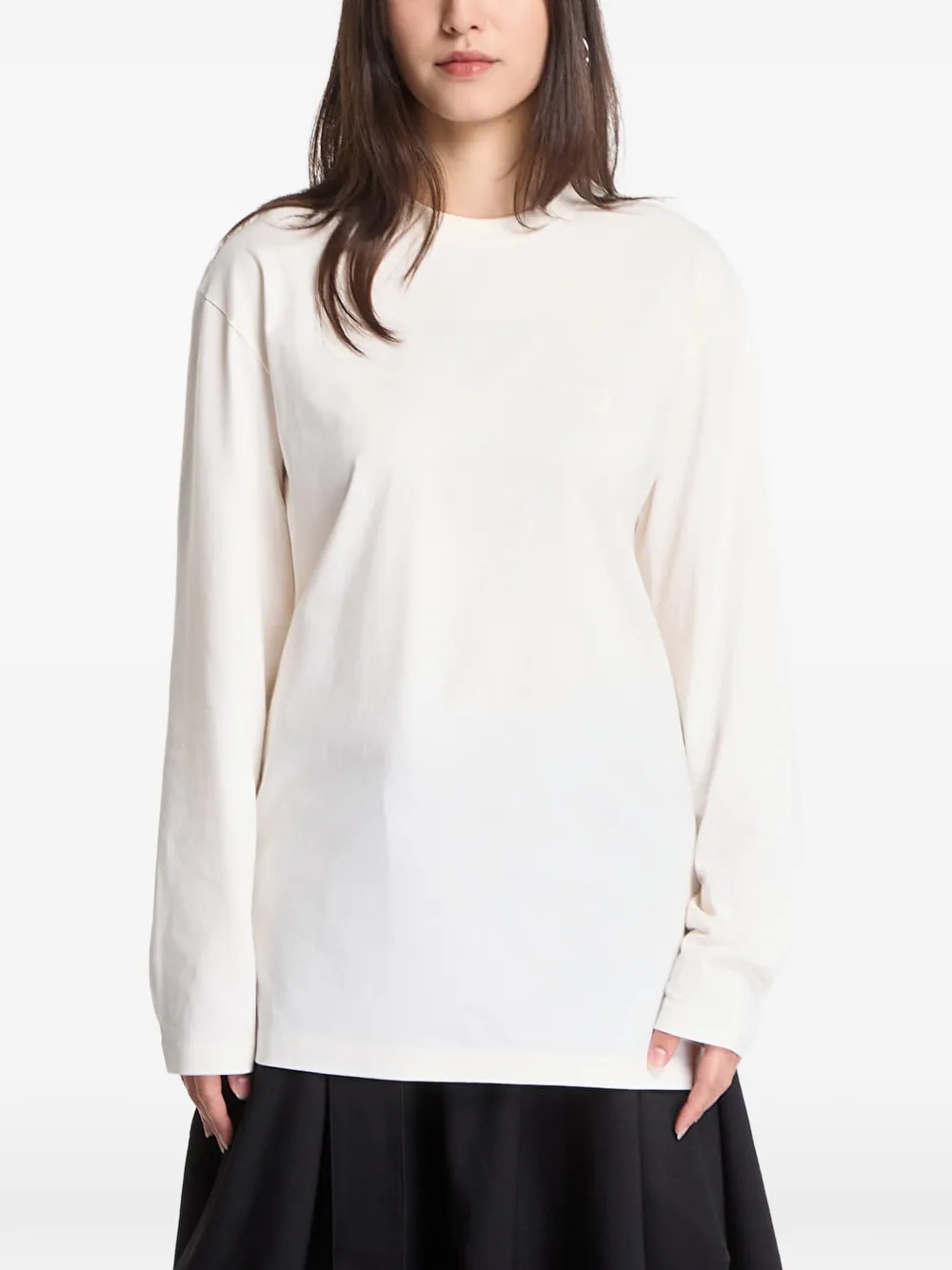 Y-3 T-shirt met lange mouwen Beige
