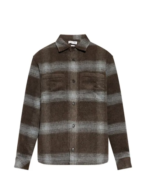 SAMSOE SAMSOE Sacastor check-pattern button shirt