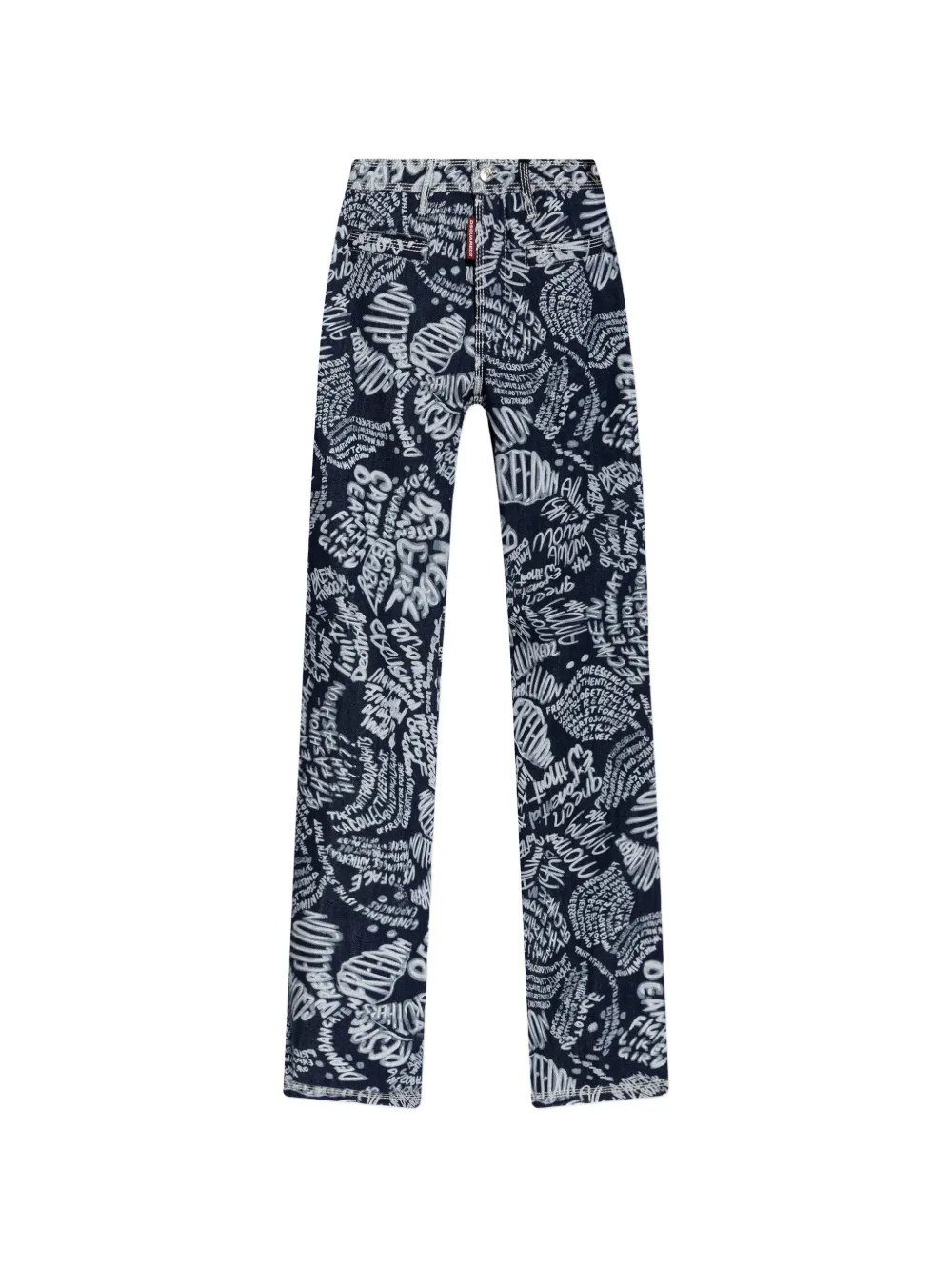 DSQUARED2 printed trousers - Blu