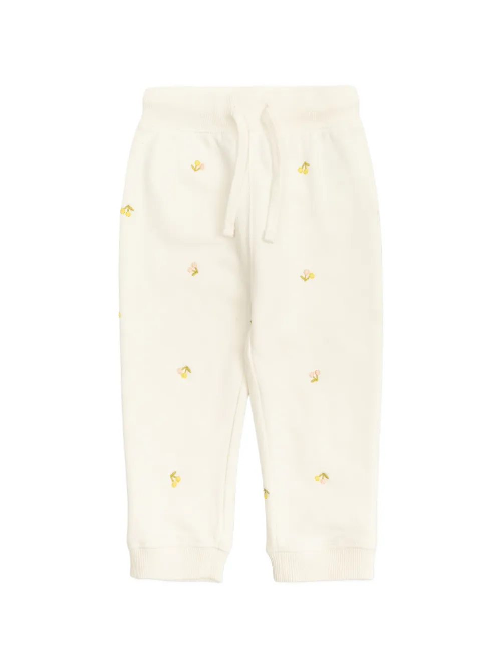 Bonpoint Bambo embroidered drawstring track pants - Toni neutri