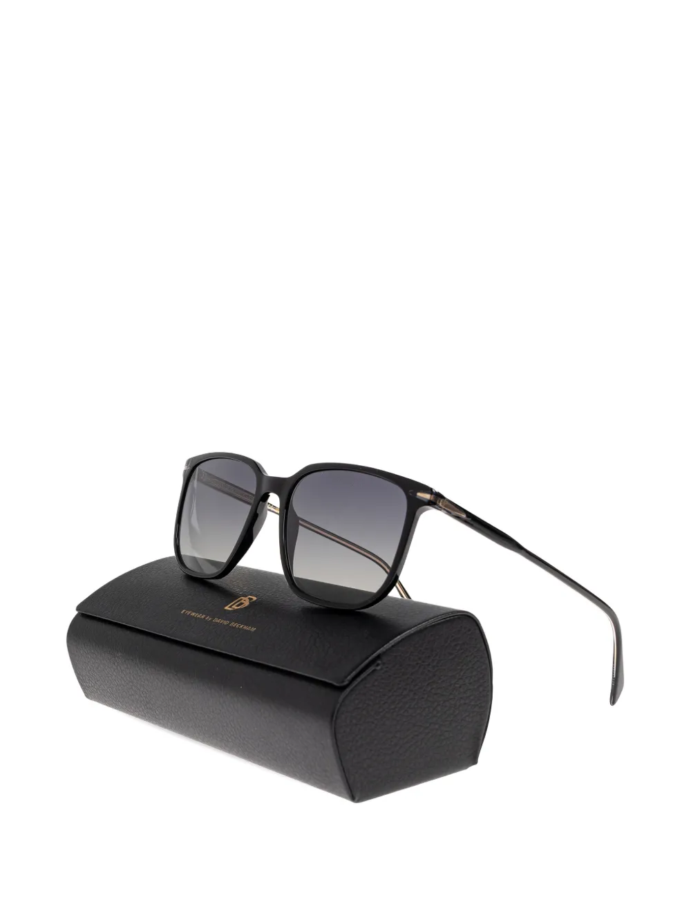  Eyewear By David Beckham Rectangle Sunglasses - Black 