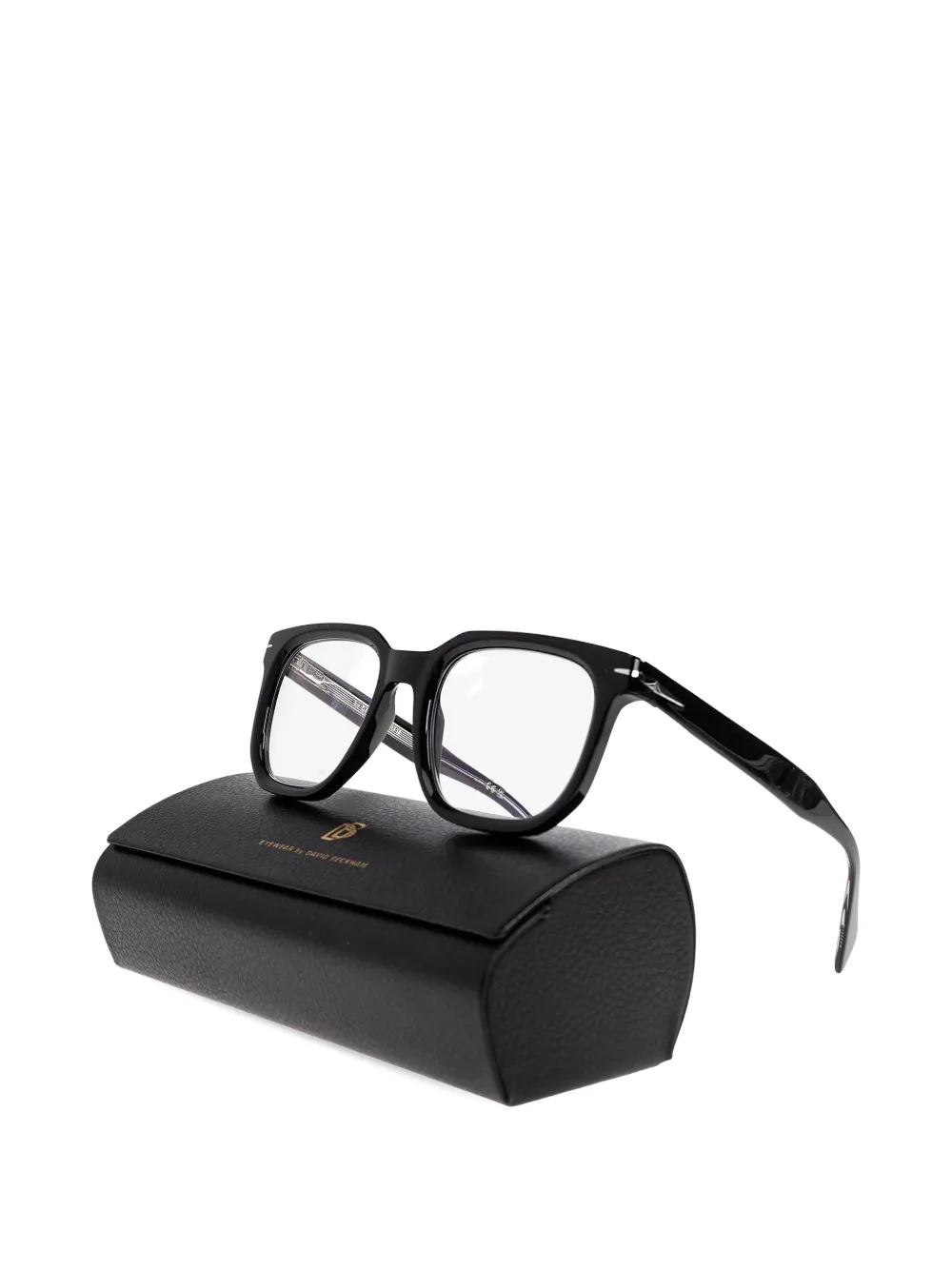 Eyewear by David Beckham Zonnebril met vierkant montuur Zwart