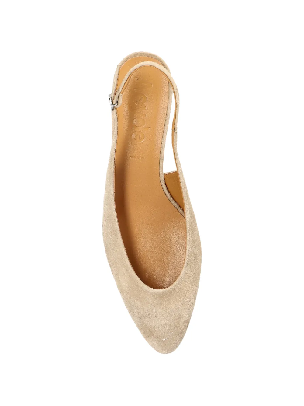 Aeyde celeste slingback leather pumps Beige