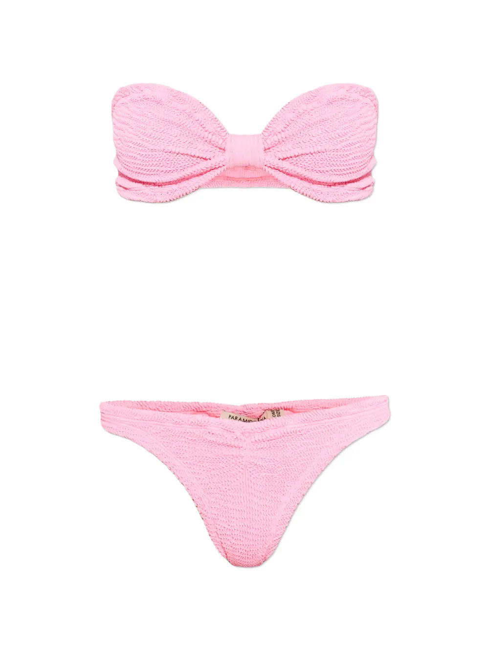 PARAMIDONNA Lucy textured beachwear - Rosa