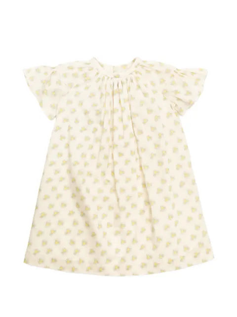 Bonpoint Cyliane ruffled floral-print dress