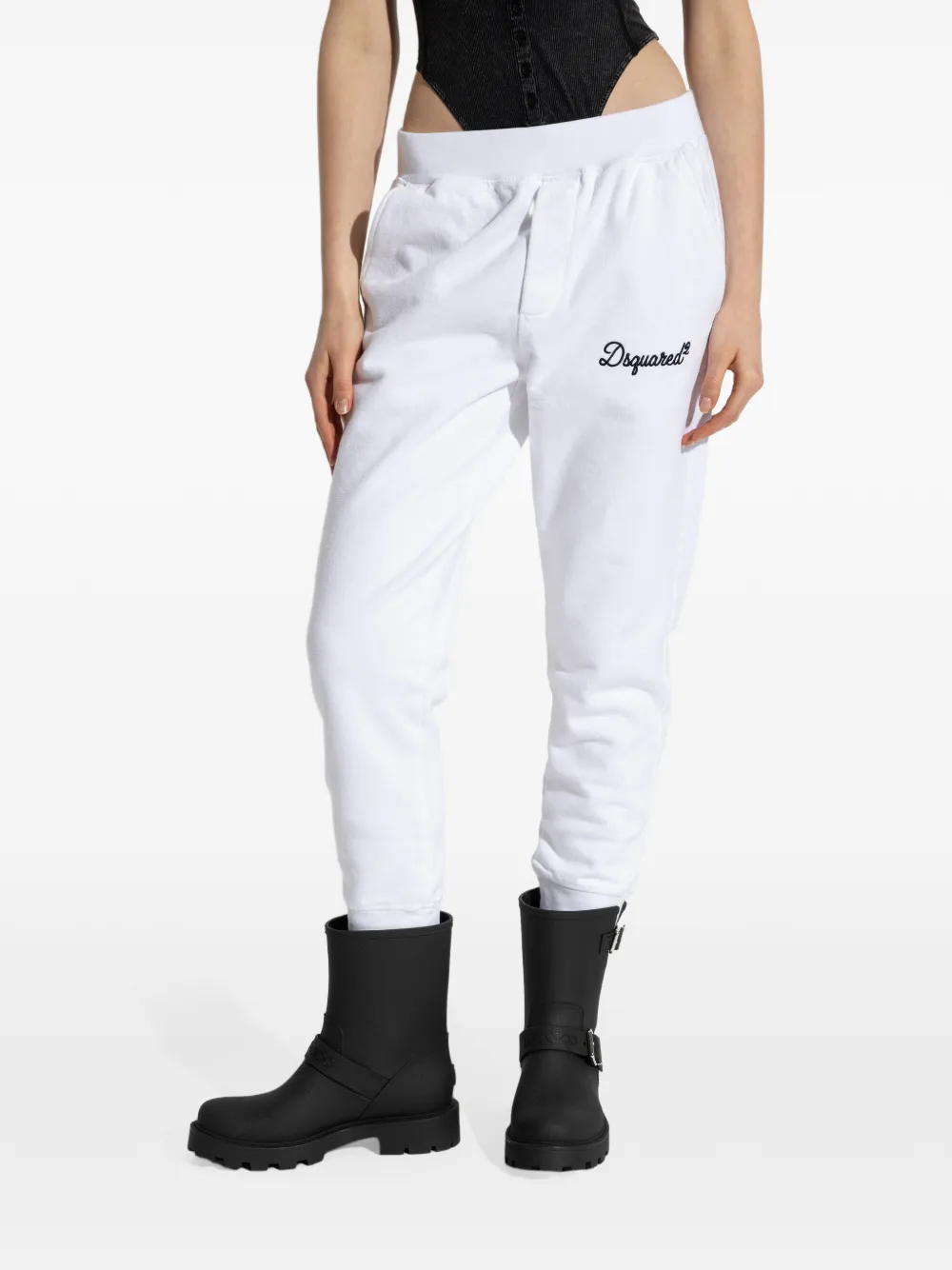 Embroidered Track Pants