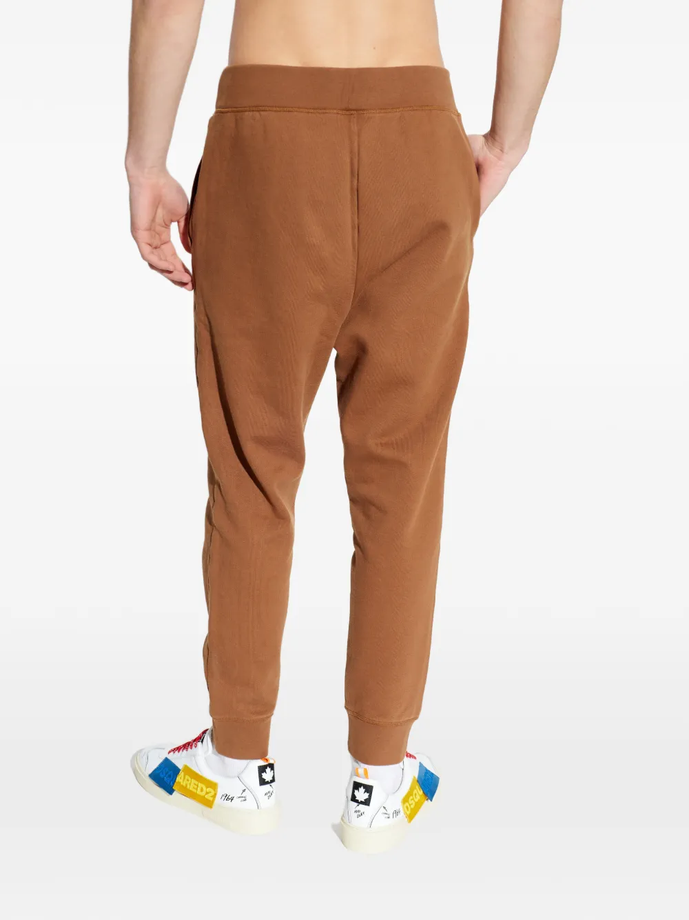 DSQUARED2 Trainingsbroek met geborduurd logo Bruin