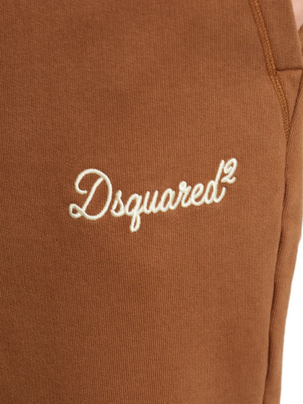 DSQUARED2 Trainingsbroek met geborduurd logo Bruin