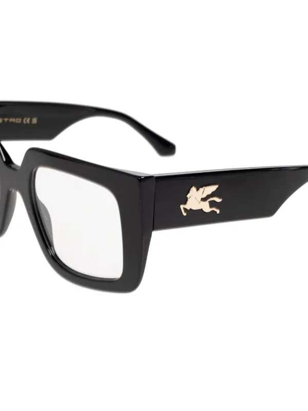 ETRO square-frame Glasses | Black | FARFETCH AO